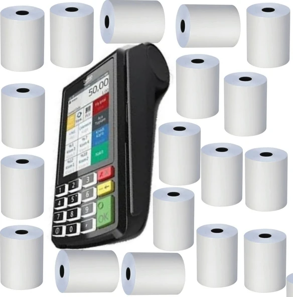 Termal Yazar Kasa Pos Rulo 56Mm x 16 Mt 10'lu 21 Paket 210 Adet N11.336 - 8
