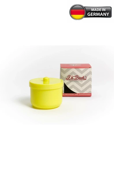 DR BAUER Sarı Diş Protez Saklama Kabı