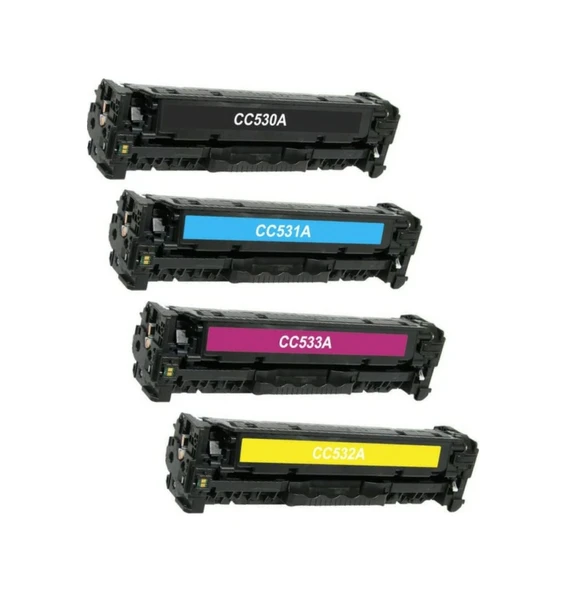 Hp 304A/Cc533A Kırmızı Uyumlu Toner Cp2020/Cp2025/Cp2025Dn (2.8K) - Resim 7