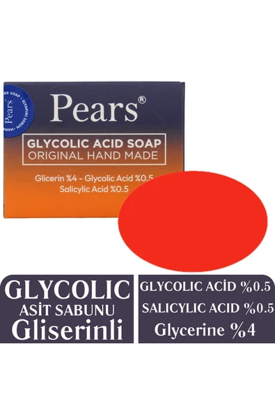 PEARS Gliserinli Glikolik Asit Sabunu 120 gr - Glycolic Acid Soap With Glycerine 120 gr - 3