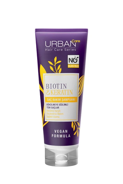 URBAN CARE Biotin & Keratin Saç Bakım Şampuanı -250ml-sülfatsız - 2