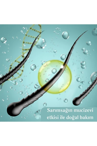 DERMA CC LABORATORIES Sarımsak Özlü Saç Güçlendirici Bakım Şampuanı 500 Ml - 3