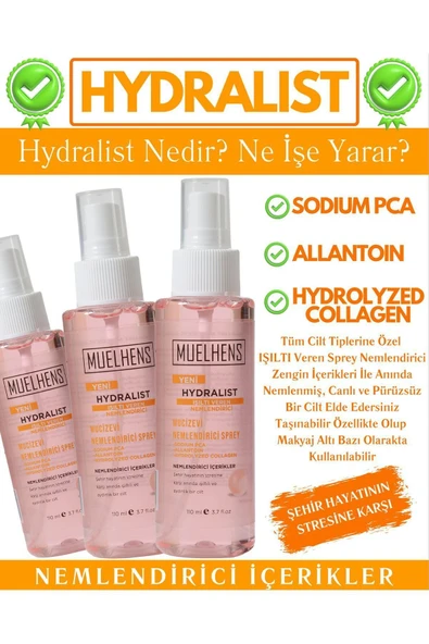 DERMA CC LABORATORIES Leke Karşıtı Köpük 200m + MUELHENS Hydralist Işıltılı Nemlendirici 110m - 5