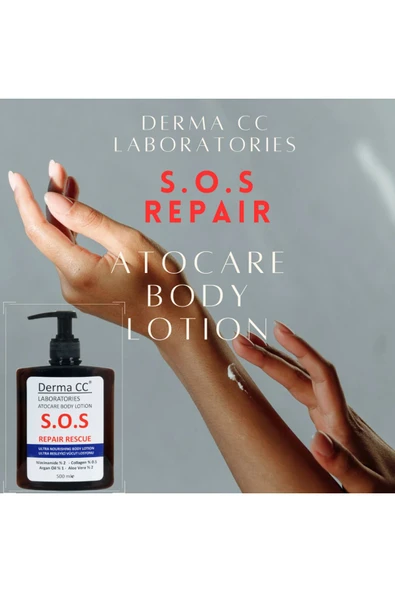 DERMA CC LABORATORIES Booom Shocking Şampuan 500m + Atocare S.o.s Acil Kurtarma Losyon 500m - 3