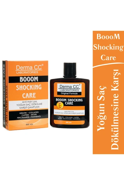 DERMA CC LABORATORIES Booom Shocking Şampuan 500m + Atocare S.o.s Acil Kurtarma Losyon 500m - 4