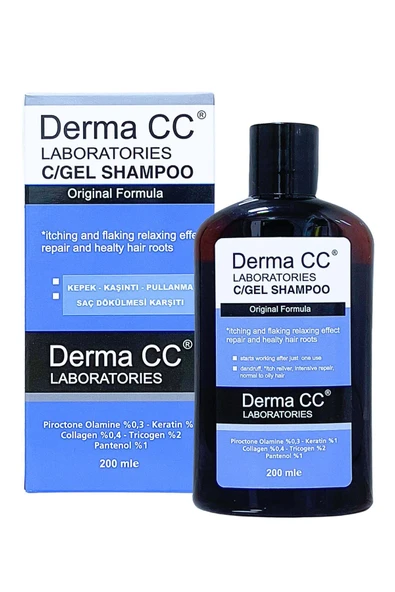 DERMA CC LABORATORIES C/gel Shampoo Saç Kökü Onarım Şampuanı 200 Ml - 2