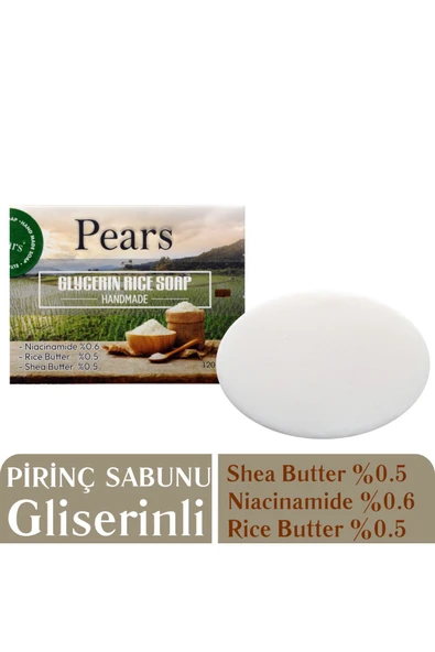 PEARS Gliserinli Pirinç Sabunu 120 gr - Rice Soap With Glycerine 120 gr - 2