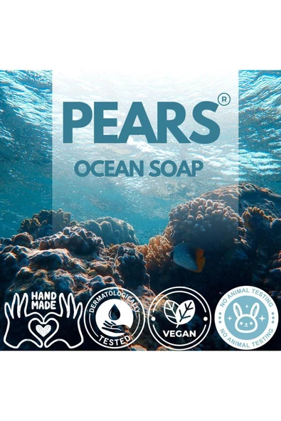 PEARS Original Saf ve Yumuşak Sabun 100gr + Gliserinli Okyanus Sabunu 120gr - 4