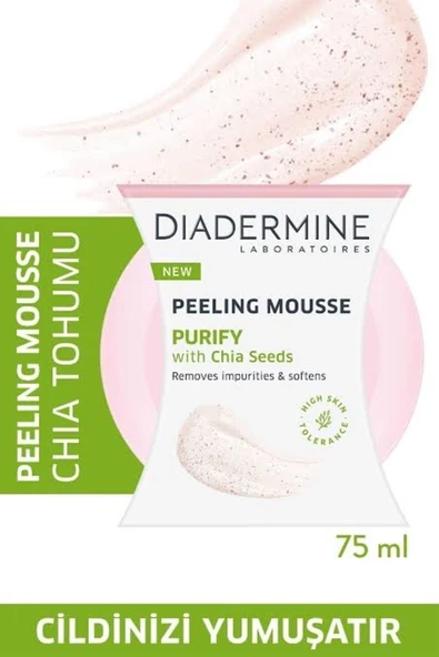 DİADERMİNE Nemlendirici Cilt Bakım Seti Gündüz Kremi 40 ml + Gece Kremi 40 ml + Peeling 75 ml - 3