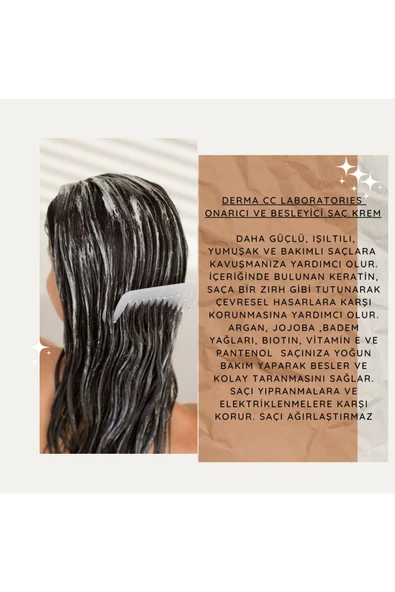 DERMA CC LABORATORIES BoooM Shocking Cream - Yoğun Dökülme Karşıtı Saç Kremi 500ml - 6