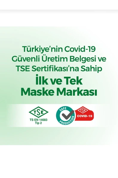 EVONY KİDS Evony Elastik Kulaklı Çocuk Maske 100 Adet (50'Lİ 2 PAKET) - 2