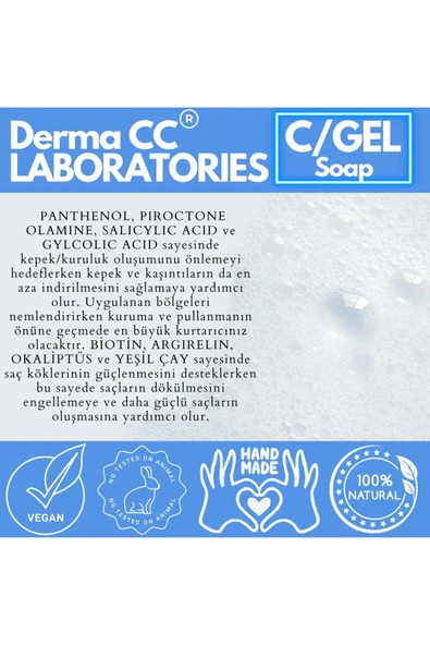 DERMA CC LABORATORIES C/GEL Şampuan 500m + C/gel Sabun 120g - Onarım Seti - 6