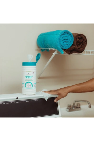 JUNİPER CLEAN Çamaşır Sulu Yüzey Temizleyici Canister 2 Adet Islak Mendil Zorlu Kirlere Karşı Güçlü Direnç - 7