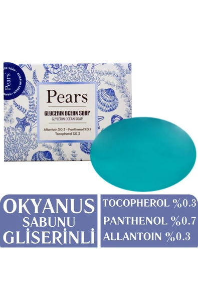 PEARS Gliserinli Okyanus Sabunu 120 gr - Ocean Soap With Glycerine 120 gr - 3