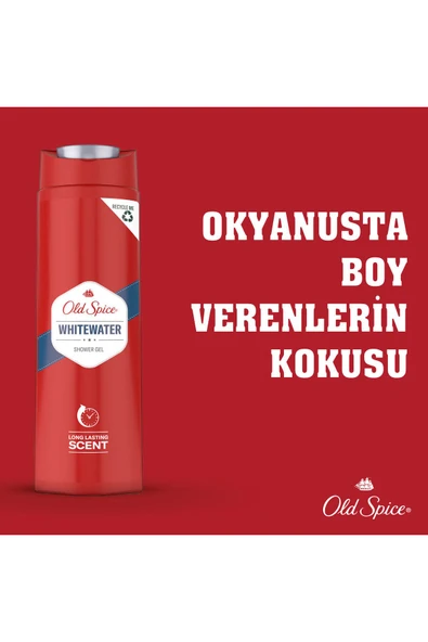 OLD SPİCE Duş Jeli 400 ml White Water - 4