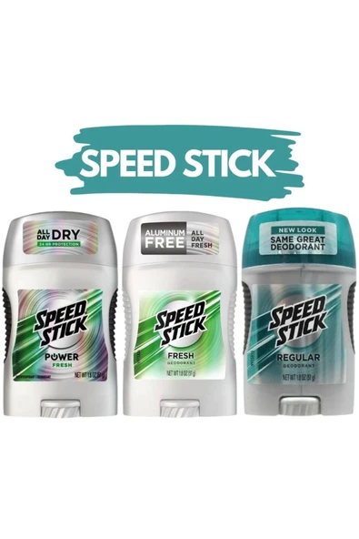 SPEED STİCK Speed Stick Mennen Erkek Koltuk Altı Stick Çeşitleri 51 gr X 3 Adet - MUHTEŞEM ÜÇLÜ