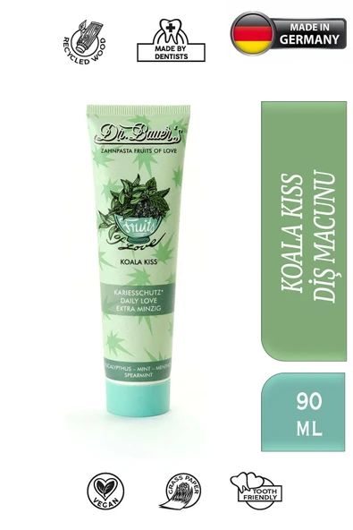 DR BAUER Koala Kiss ( Okaliptüs-Keskin Nane-Mentol-Nane) Diş Macunu 90ml