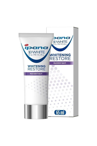 İPANA 3d White Clinical Mucizevi Işıltı 65 Ml Beyazlık Diş Macunu