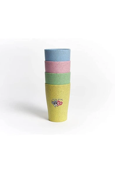 DR BAUER 4 Farklı Renk Ile Diş Fırçası Fincan Seti - 3