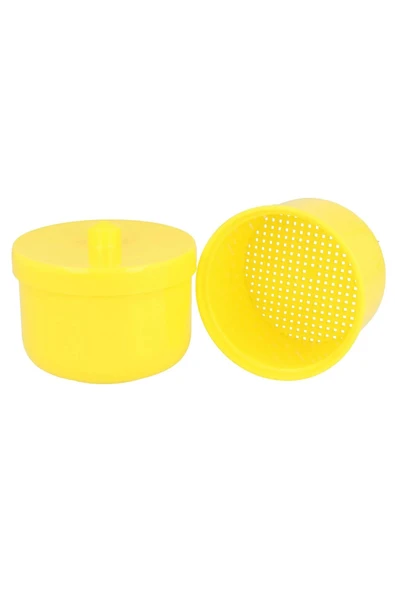 DR BAUER Sarı Diş Protez Saklama Kabı - 2