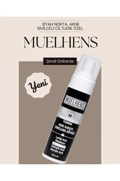 MUELHENS Siyah Nokta ve Sivilce Karşıtı Bakım Köpüğü 200m + Hydralist Sprey Nemlendirici YAĞLI 110m - 5