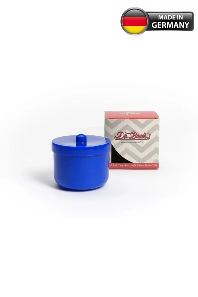 DR BAUER Mavi Diş Protez Saklama Kabı