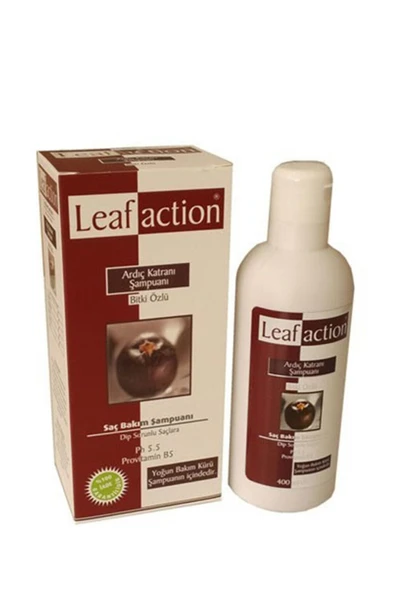LEAF ACTİON Ardıç Katranı Şampuanı Bitki Özlü X 3 Adet ( 1200 Ml )