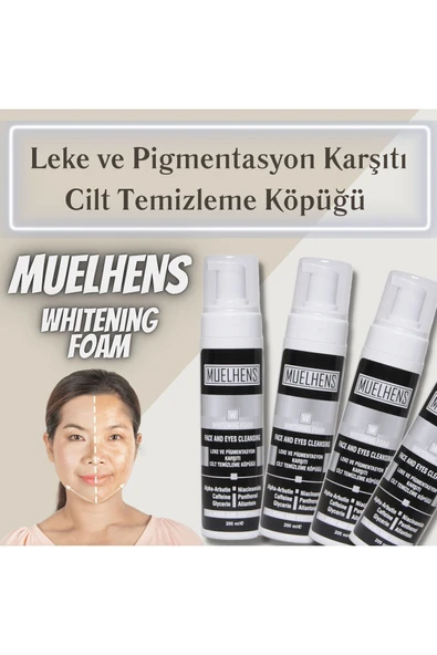 MUELHENS Leke ve Pigmentasyon Karşıtı Cilt Beyazlatıcı ve Temizleyici Bakım Köpüğü 200 ml - 4