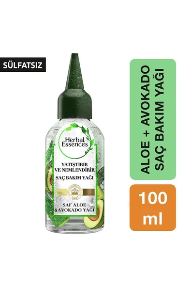 HERBAL ESSENCES Pure Aloe Avacado Oıl 100ml
