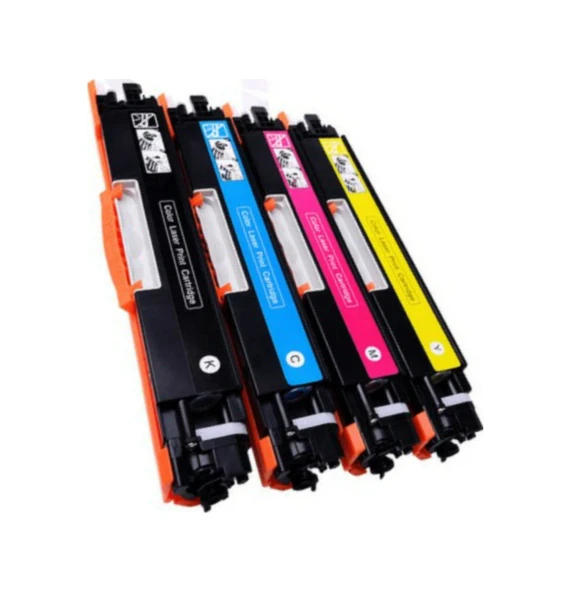 Matistoner Hp 126A/Ce312A Sarı Uyumlu Toner Cp1025/Cp1025N/Cp1025Nw Çipli - 4