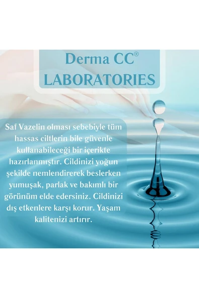 DERMA CC LABORATORIES Çatlak Onarıcı SAF - KATKISIZ Vazelin EL, AYAK, TOPUK 150ml - 5