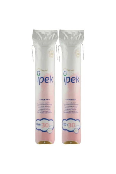 İPEK Ipek Makyaj Temizleme Pamuğu Yuvarlak 120 Adet 30 Adet Bedava, 2 Paket