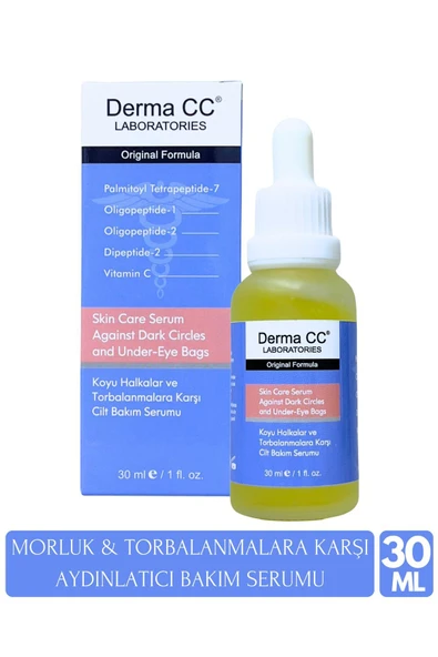DERMA CC LABORATORIES Göz Altı Morluk ve Koyu Halkalara Karşı Aydınlatıcı Bakım Serumu 30 ml