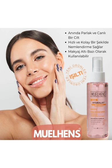 MUELHENS Hydralist Mucizevi Nemlendirici Sprey IŞILTI VEREN 110 ml X 3 Adet - 2