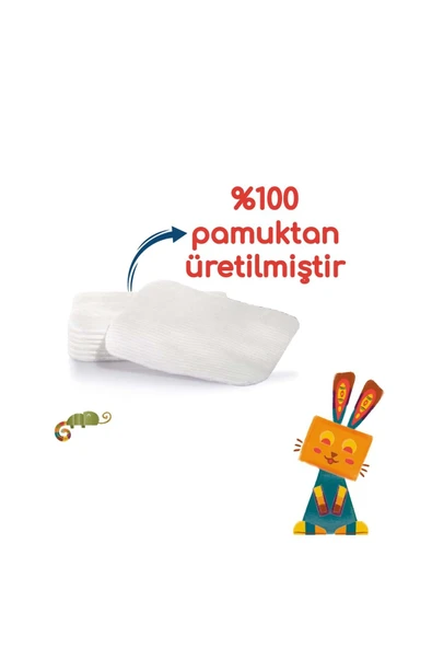 BEBEDOR Bebek Temizleme Pamuğu 60'lı 3 Paket - 3