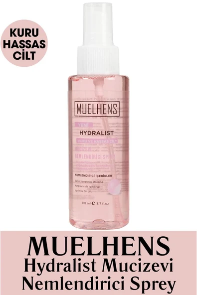 MUELHENS Hydralist Mucizevi Nemlendirici Sprey Kuru ve Hassas Cilt 110 ml X 3 Adet - 6