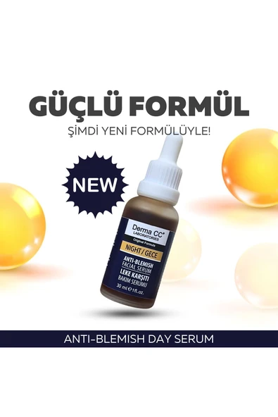 DERMA CC LABORATORIES Leke Karşıtı Ton Eşitleyici, Aydınlatıcı Arbutin/Niacinamıde Ampul 30m - NIGHT - 3