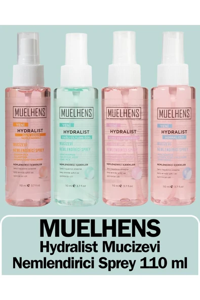 MUELHENS Hydralist Sprey Nemlendirici Yağlı Cilt 110m + Arındırıcı Peeling 75m - 4