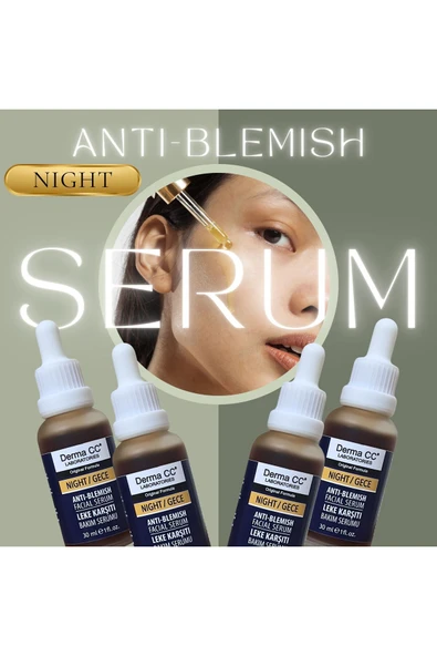 DERMA CC LABORATORIES Leke Karşıtı Ton Eşitleyici, Aydınlatıcı Arbutin/Niacinamıde Ampul 30m - NIGHT - 4