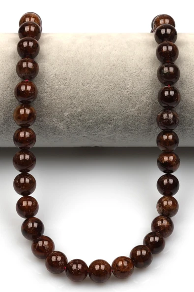 Garnet Doğal Taş Dizi 10 mm Küre Kesim - Resim 2