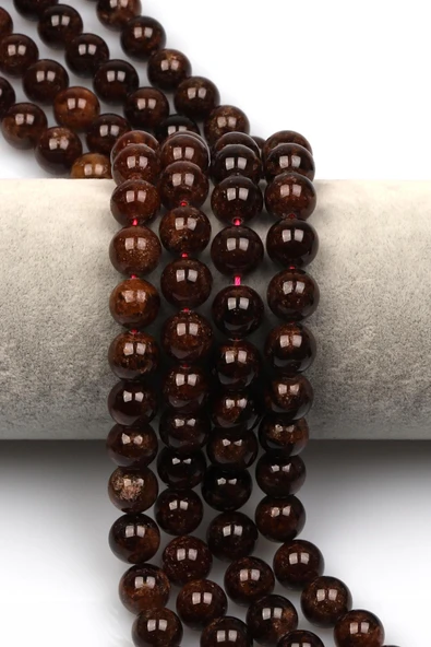 Garnet Doğal Taş Dizi 10 mm Küre Kesim ürün görseli
