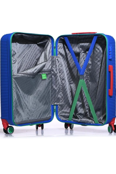 United Colors Of Benetton Orta Boy Valiz Sax BNT500 - Resim 4