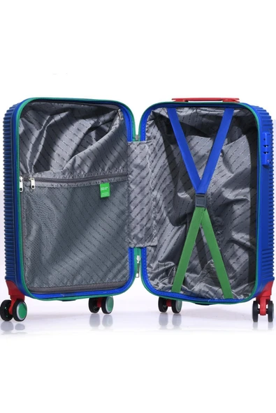 United Colors Of Benetton Kabin Boy Valiz Sax BNT500 - Resim 4