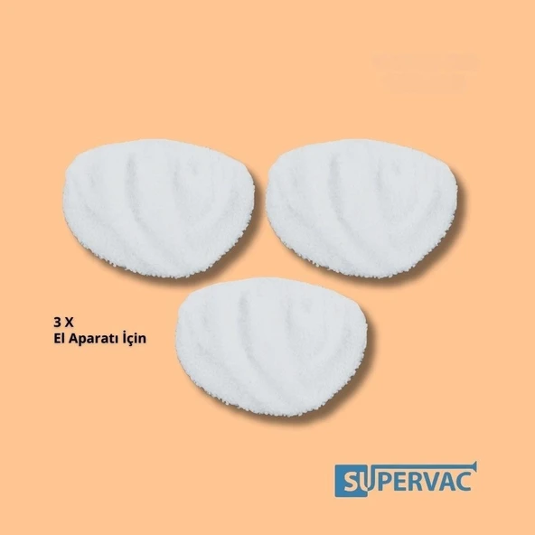 Torima Cb-902a Çok Fonksiyonlu Buharlı Temizleyici ile Uyumlu 3'lü Cam Bezi Seti - Resim 4