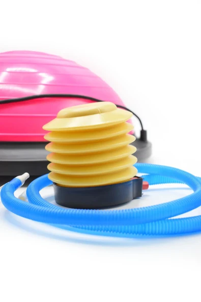 45 Cm Bosu Ball Yarim Denge Topu Pilates Aleti Direnc Lastikli Pompa Dahildir - 4