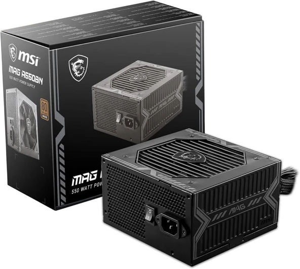 MSI MAG A550BN 550 W Power Supply Outlet ürün görseli 1
