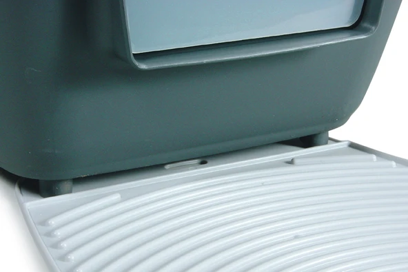 Beeztees Kedi Tuvaleti Paspası, Sert Plastik, Gri, 38x35cm - Resim 2