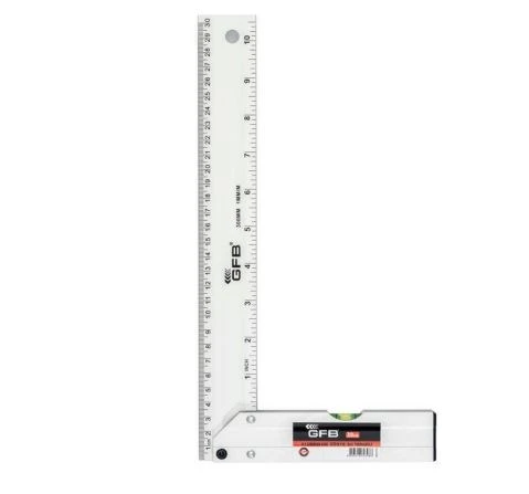 Alüminyum Gönye Su Terazili 300 mm / 30 Cm