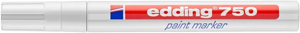 Edding Markör Dekor Boya Yuvarlak Uçlu 2-4 MM Beyaz 750 - 3