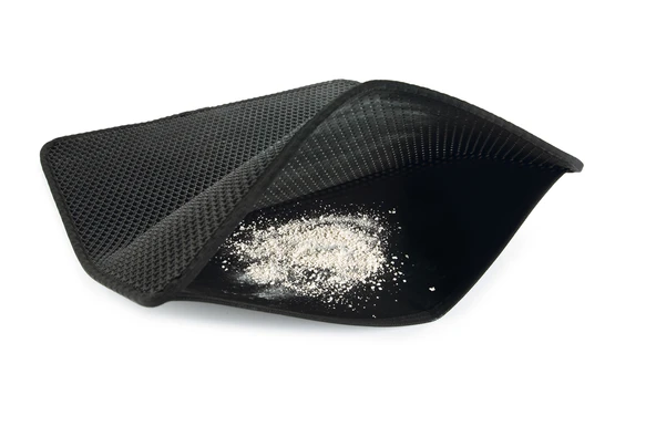 Beeztees Kedi Tuvaleti Paspası, İki Katmanlı, Siyah, 60x50cm ürün görseli